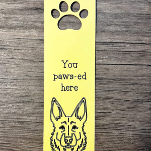 Paw Print Bookmark