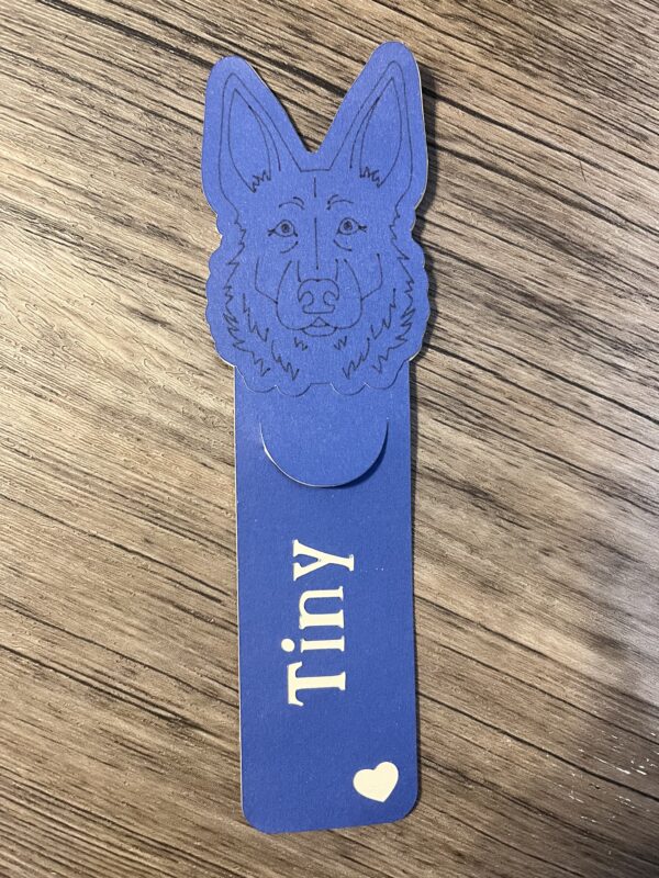 Personalized Dog Bookmark