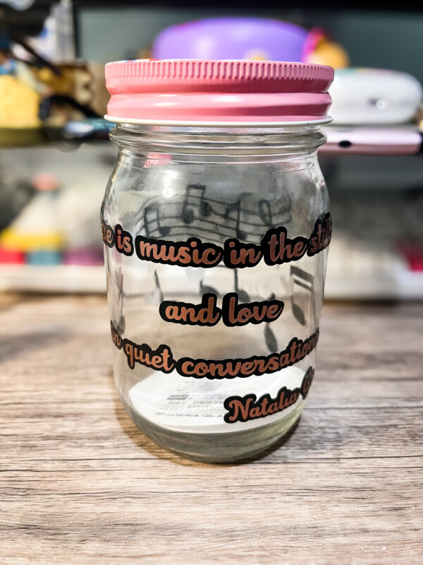 Love in Quiet Conversations Jar