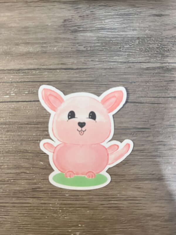 Pink Creature Sticker