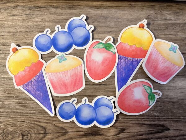 Cute Dessert Sticker Set