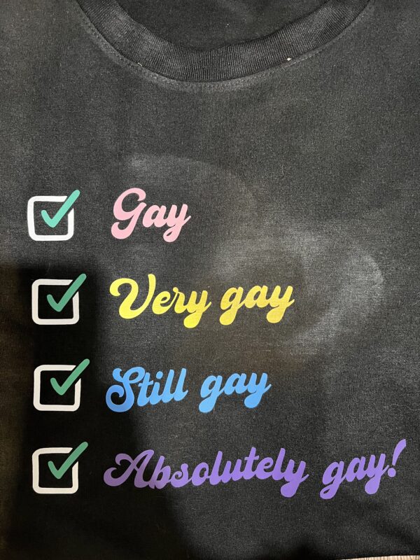 Gay Checkbox T-shirt